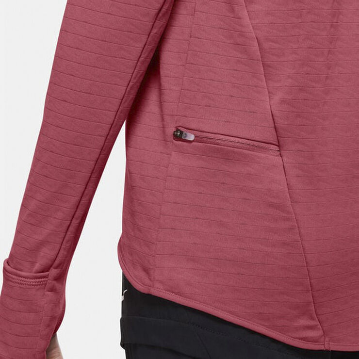 Nike Therma Fit Element Lobetroje Rød