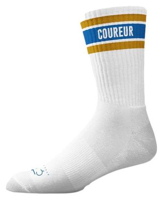 Chaussettes Çois Coureur Retro Blanc