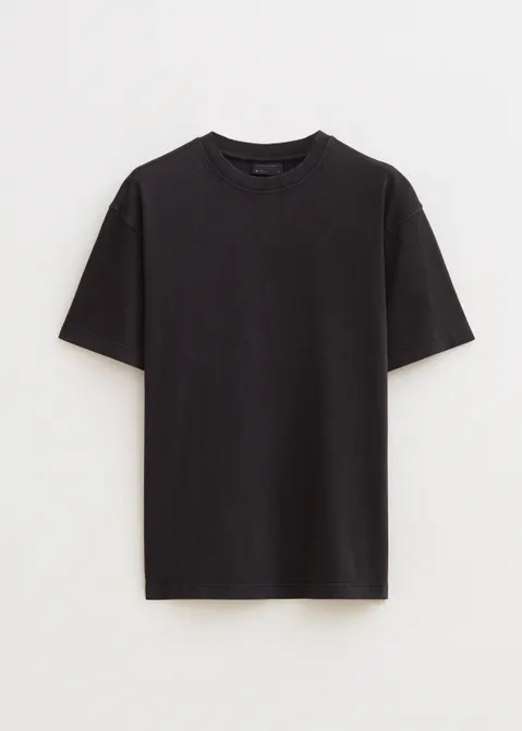 Oversized t-shirt washed antraciet (ACIDWAS)