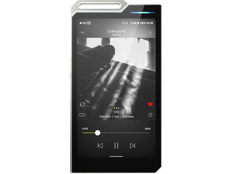 HiBy HiRes-Player R4 Silber 4-Wege Hi-Fi Android DAP