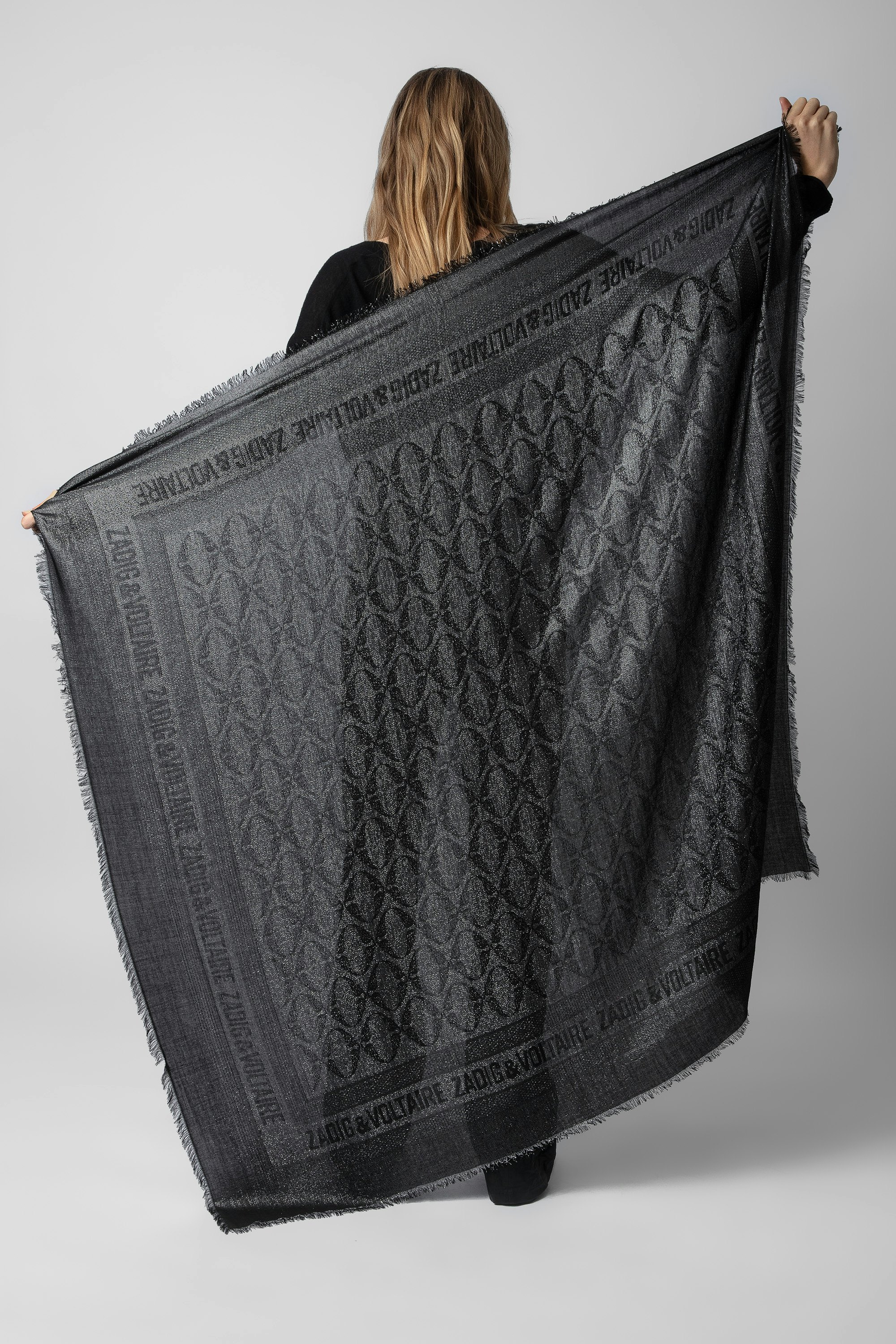Foulard Glenn Rock Jacquard Lurex