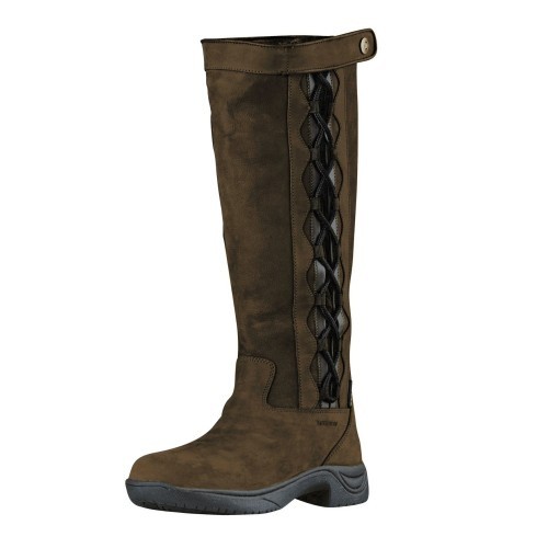 Botas de couro Pinnacle II para adultos, marrom escuro