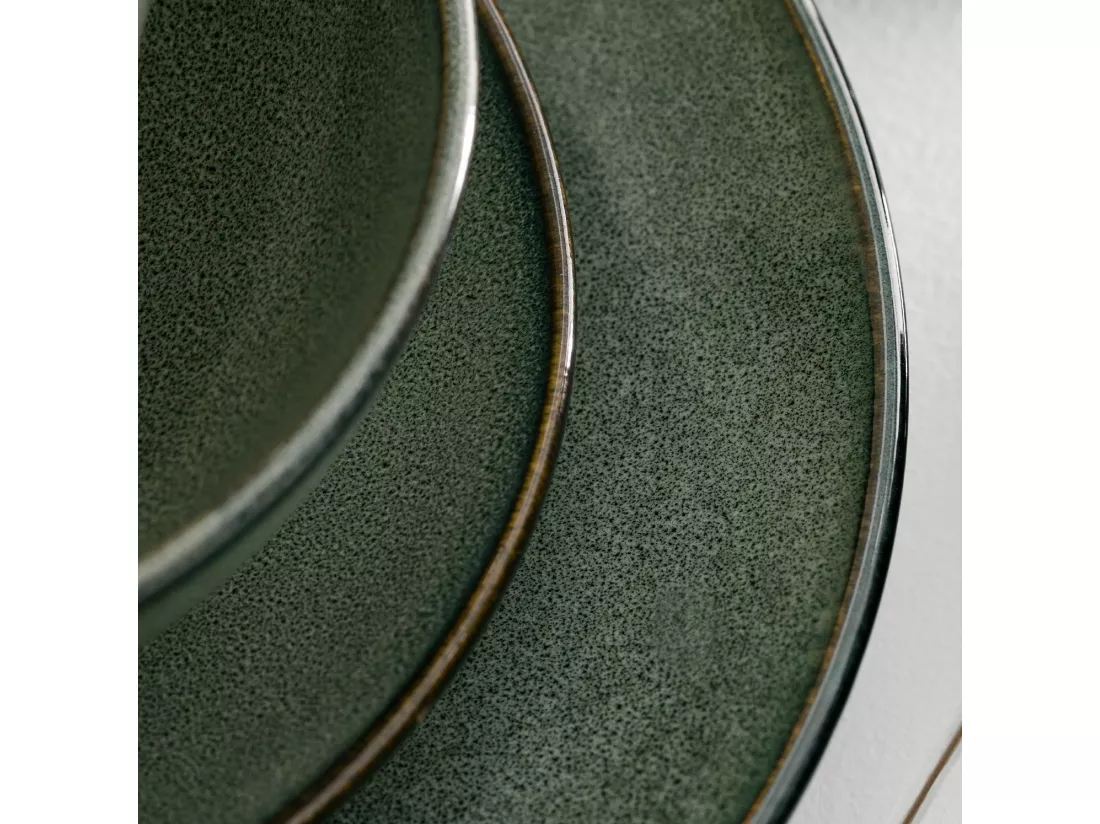 Tasse Avec Soucoupe Dobble Vert Moyen 6.5 x 15.5