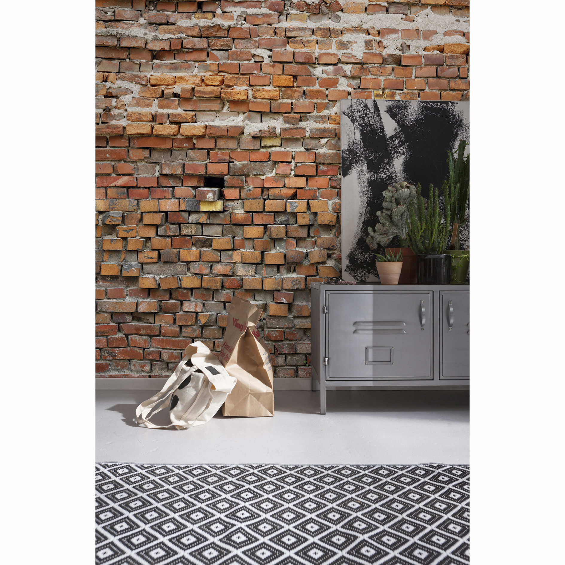 Vlies-Fototapete BRICKLANE - 250x250 cm