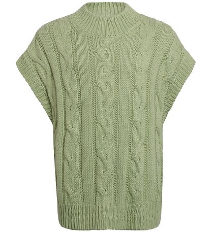 Grønt Vest - Strik - Brie - Light Green