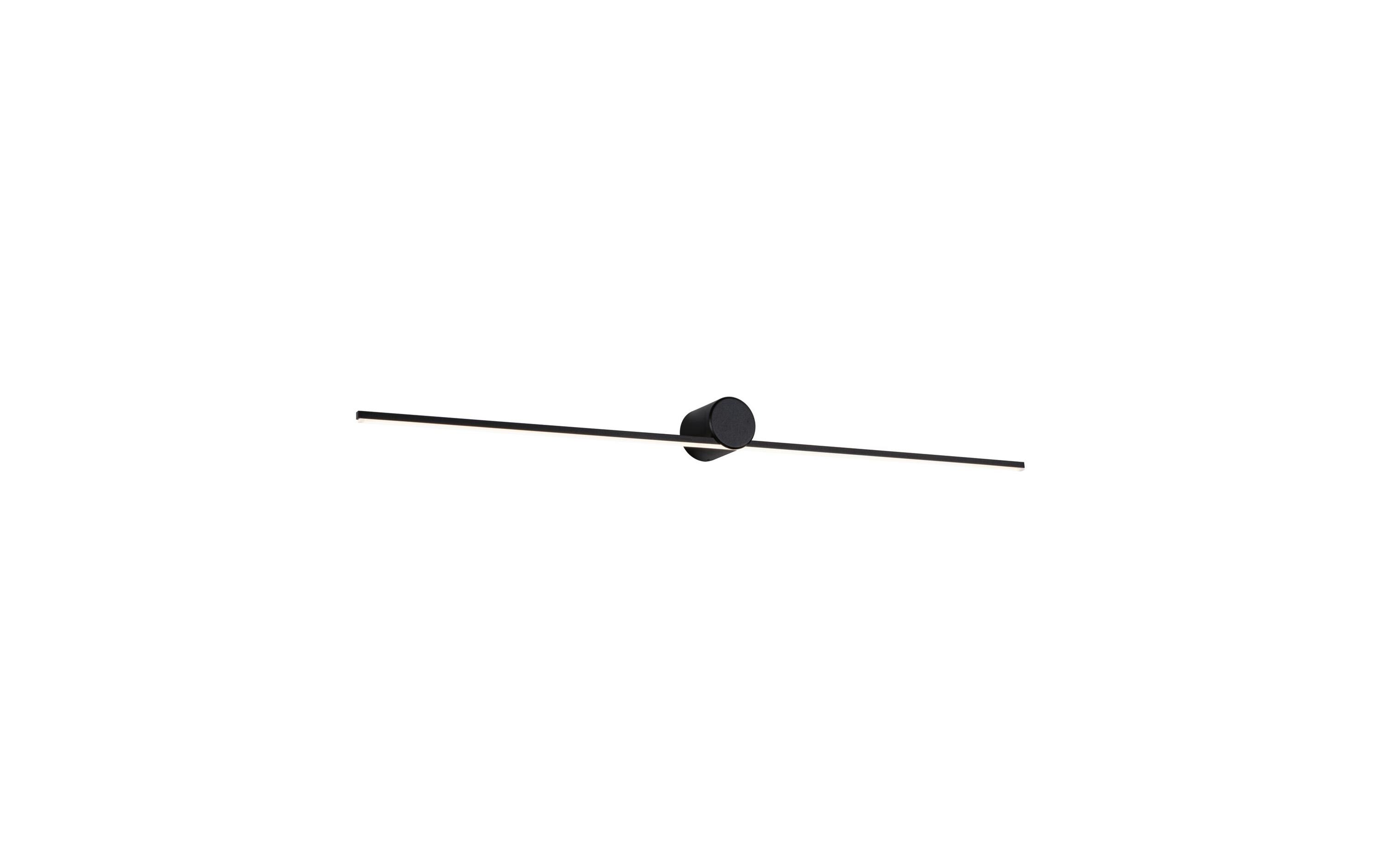 Spiegelleuchte LED Sava 7.5W SchwarzSpiegelrohrleuchte mit Schutzart IP44