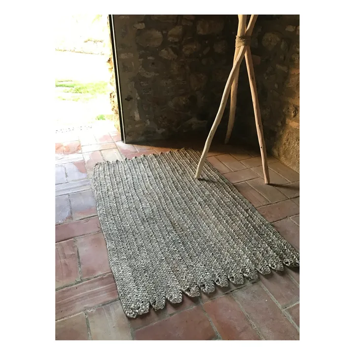 Cosydar Tapis rectangulaire en feuille de palmier - 120x80 cm