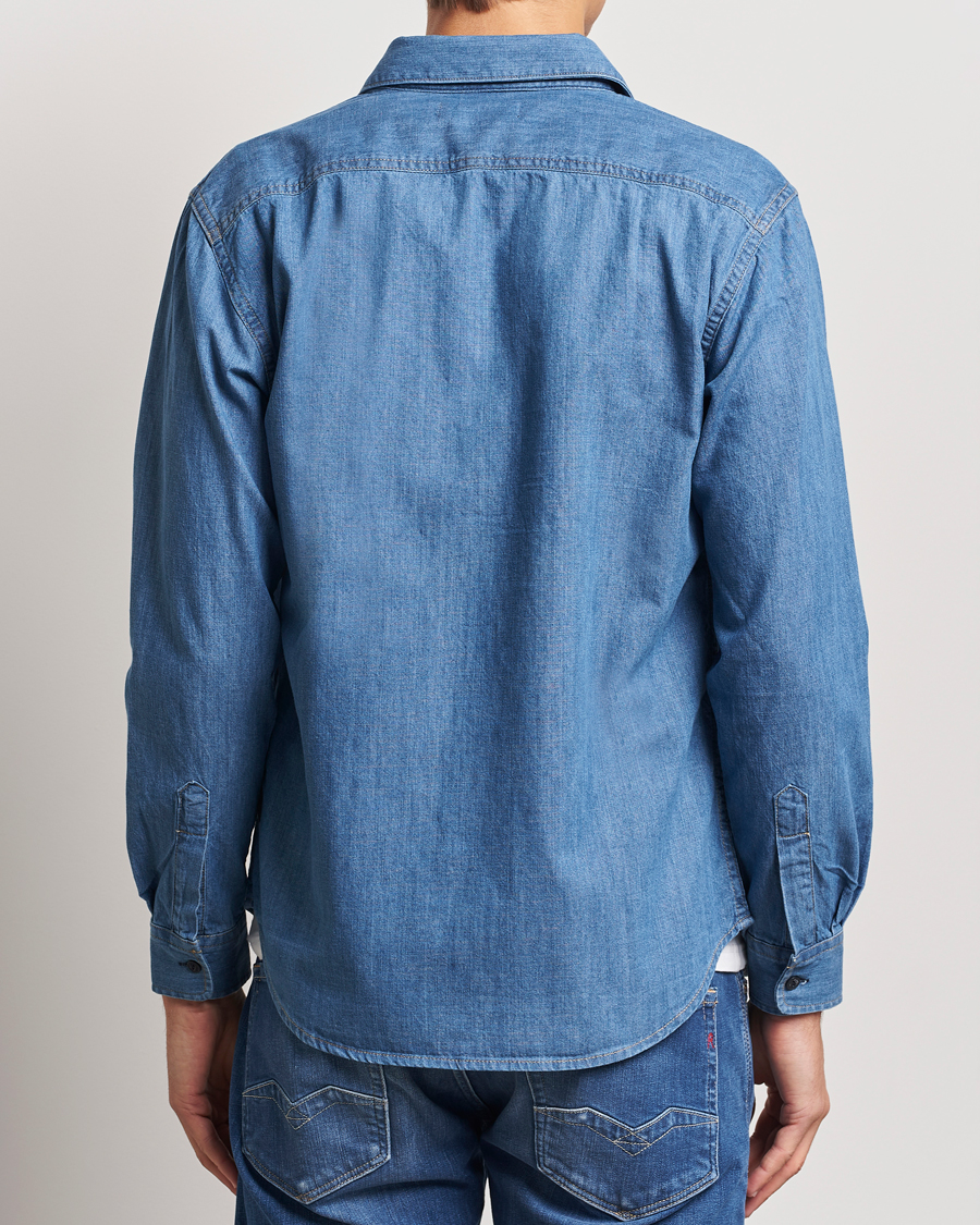 Replay Denim Shirt Medium Blue