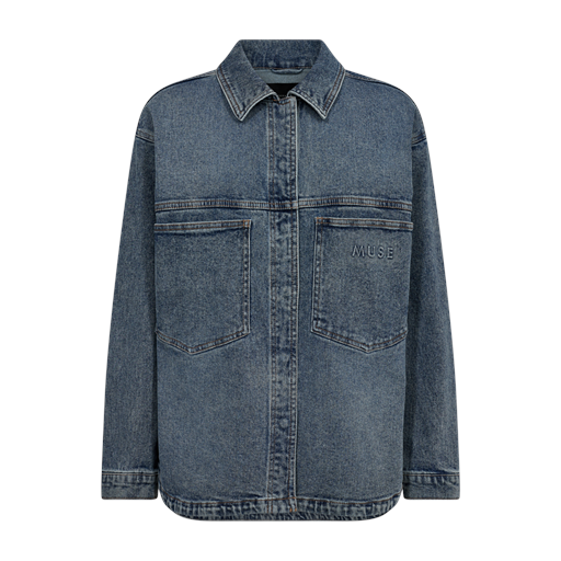 Copenhagen Muse Tracy Denimjakke, Vintage Blue Denim, XS/S
