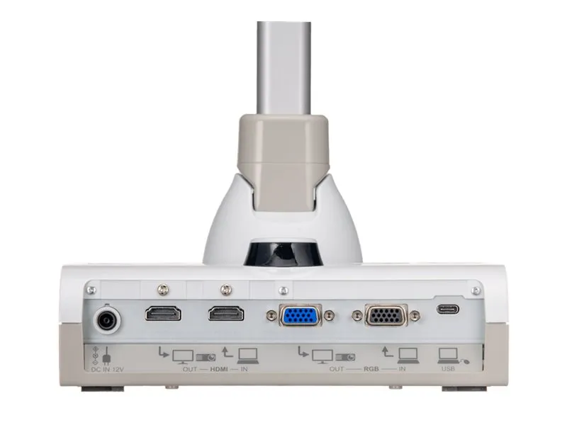 Elmo TT-12G - Digitalkamera for dokumenter - farve - 12 MP - 3840 x 2160 - 1600 TVL - audio - HDMI, VGA - USB 2.0 - MJPEG - DC 12 V