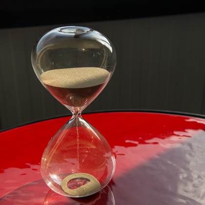POLSPOTTEN Sandglass Zandloper - L - Goud