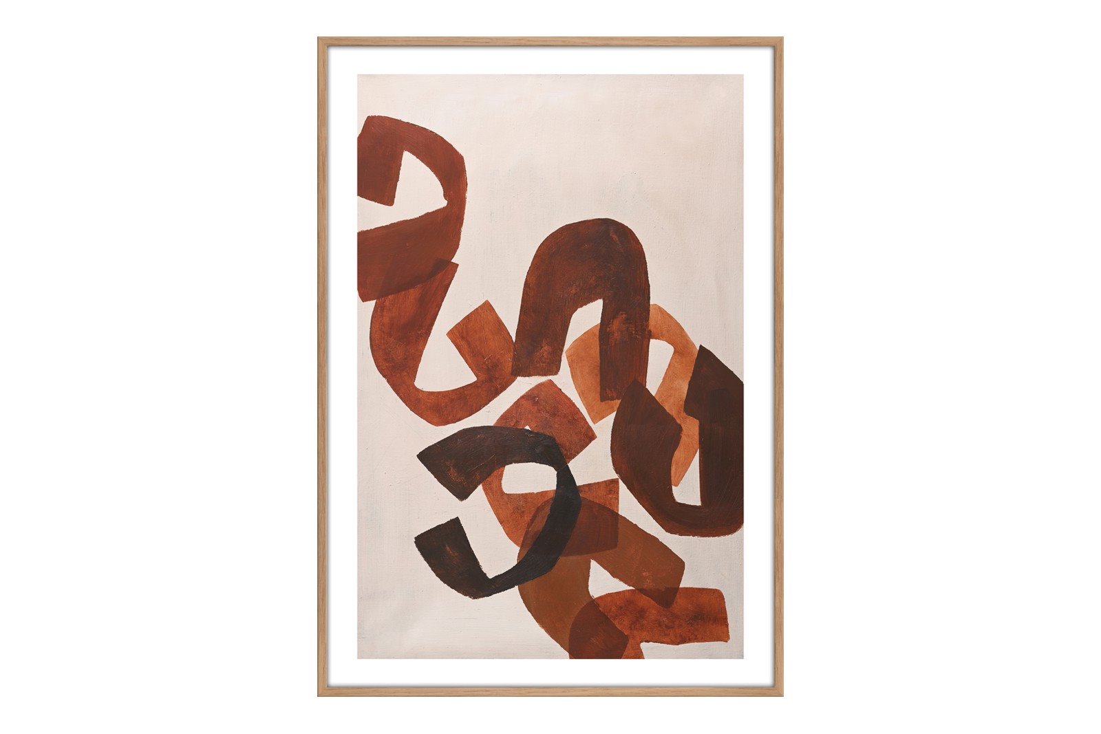 Illumination 70x100 cm Oak Frame