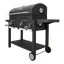 Dobbel kullgrill 82x42 cm