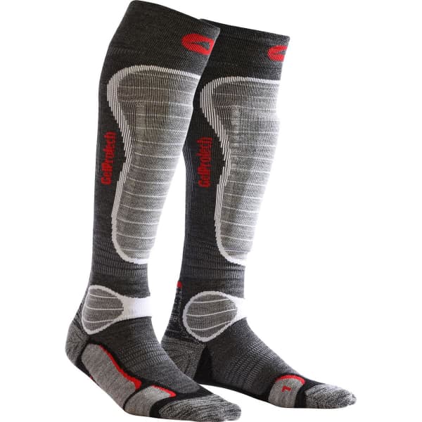 Chaussette de ski MONNET MI-BAS GELPROTECH SKI LAINE GRIS