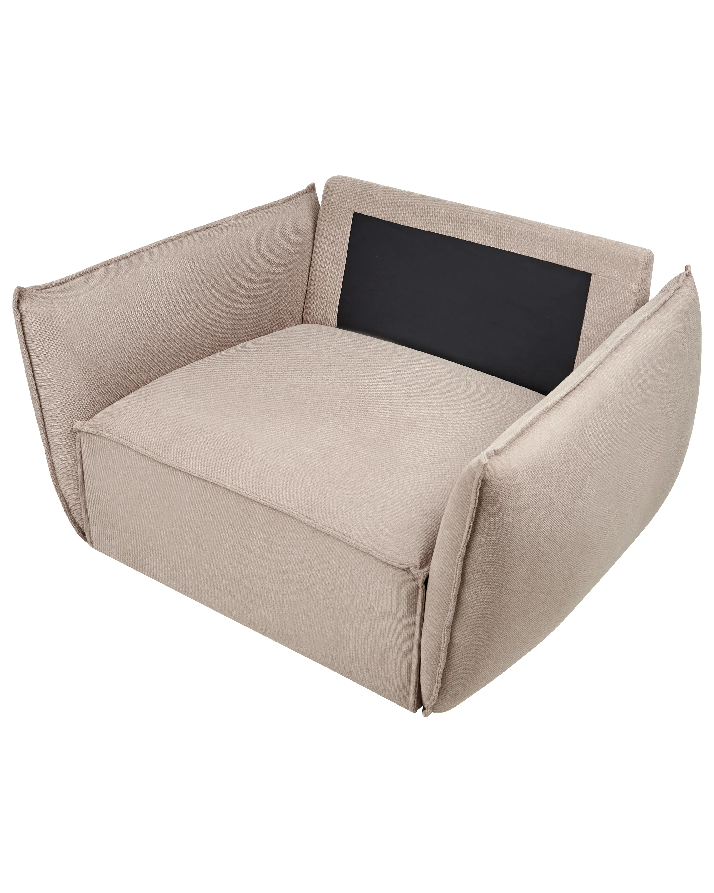 Fauteuil KUNES Stof Taupe
