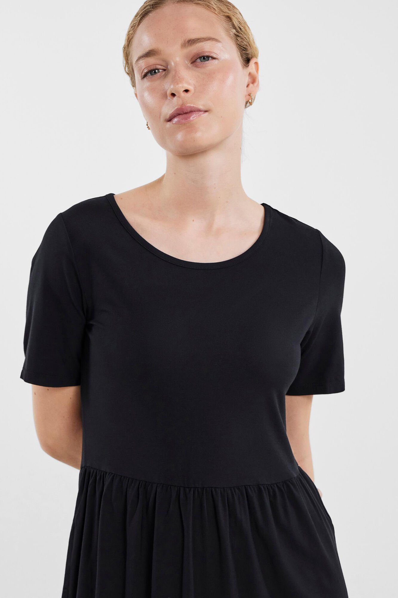 vestido camisa midi