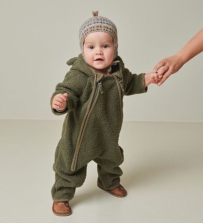 MarMar Fleecedragt - Teddy - Robert - Olive Leaf