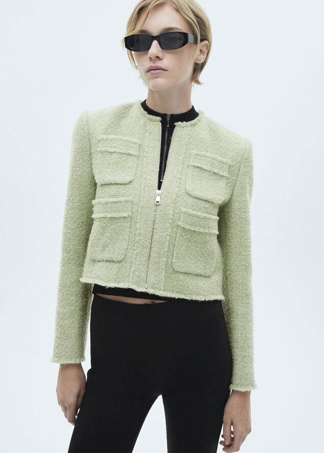 MANGO JACKET. -- ENA Green