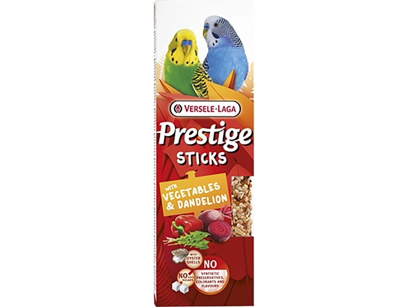 Versele Laga Ziervogelfutter Prestige Sticks Gemüse und Löw Köstlicher Leckerbissen für Sittiche