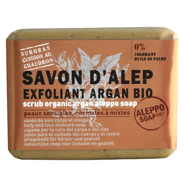 Sabonete Esfoliante de Argan Tadé Aleppo 100g