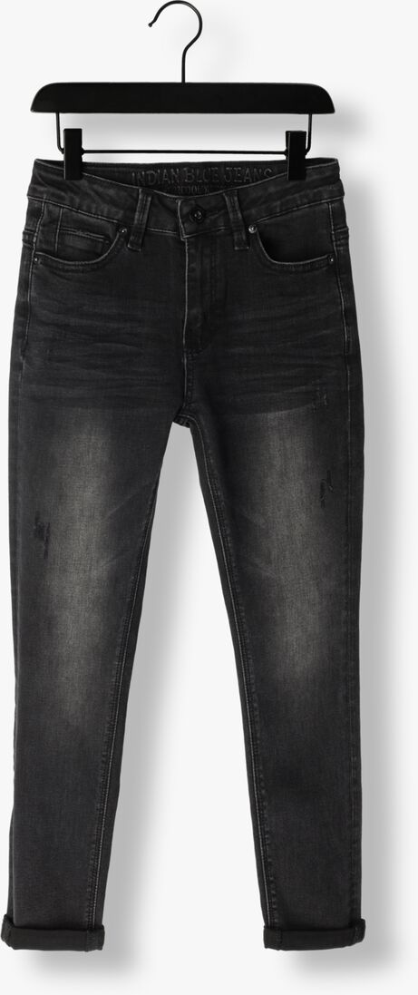 INDIAN BLUE JEANS zwarte indian blue jeans slim fit jeans black jay tapered fit