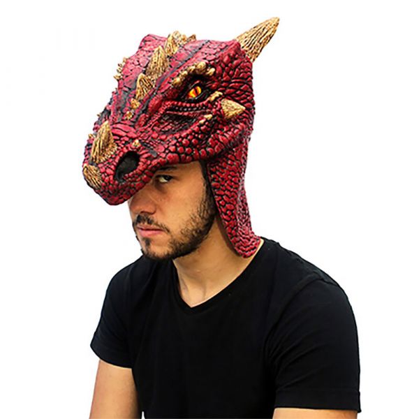 Ghoulish Acessório De Cabeça De Dragão One Size Red