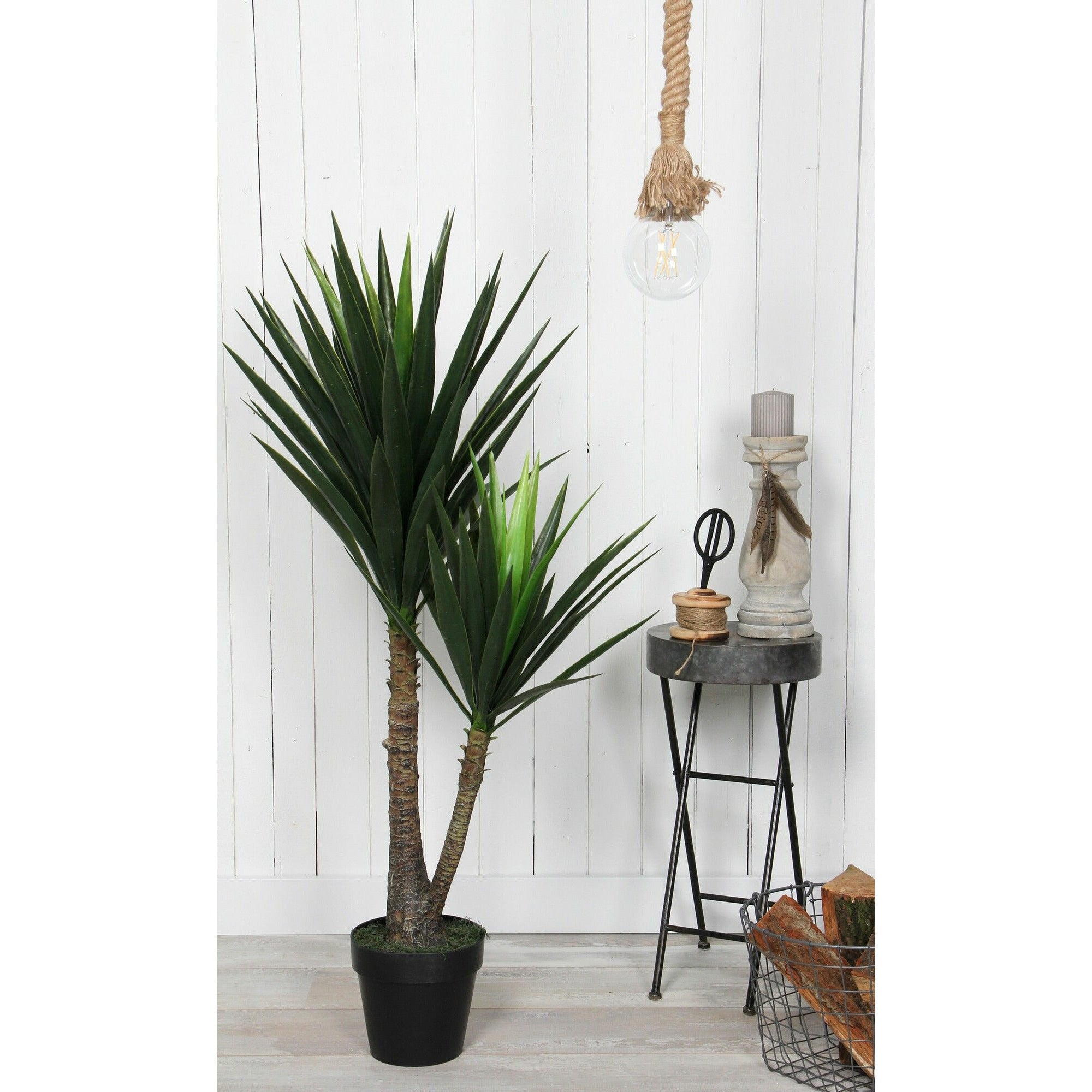 Mica Decorations Yucca in pot groen - h120xd60cm