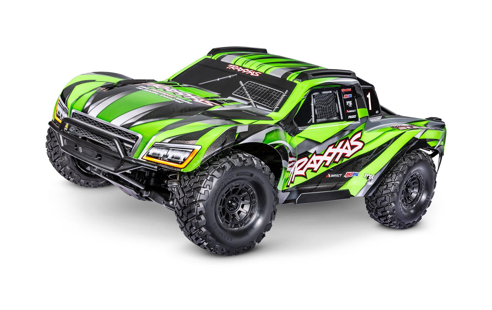 Short Course Truck Maxx Slash 4x4 6S Grün, ARTR, 1:8<br>Robuster 6S Brushless 4WD SCT