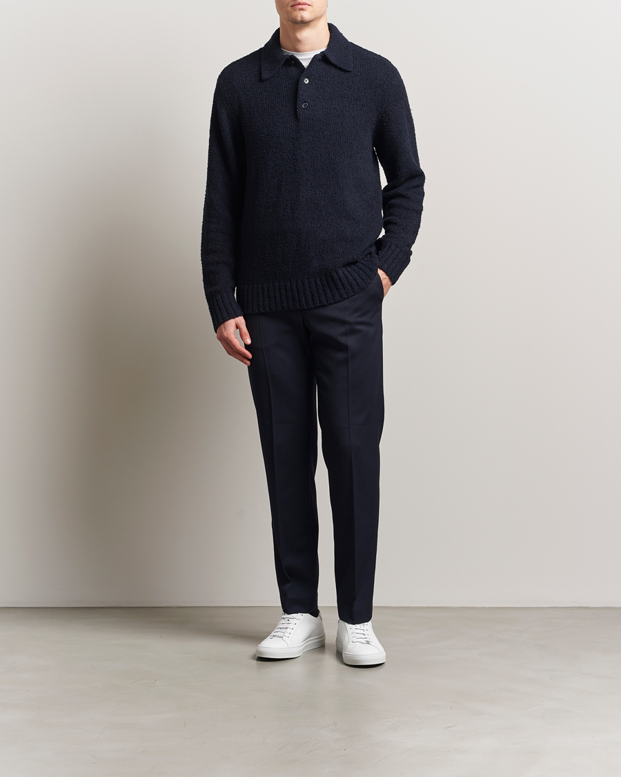 A Day's March Dover Structured Polo Navy
