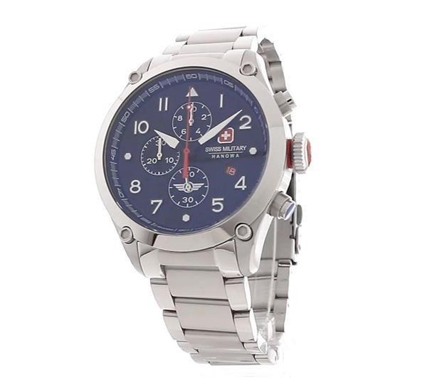Swiss Military Hanowa Nightflighter Stainless Steel Sports Analogue Watch