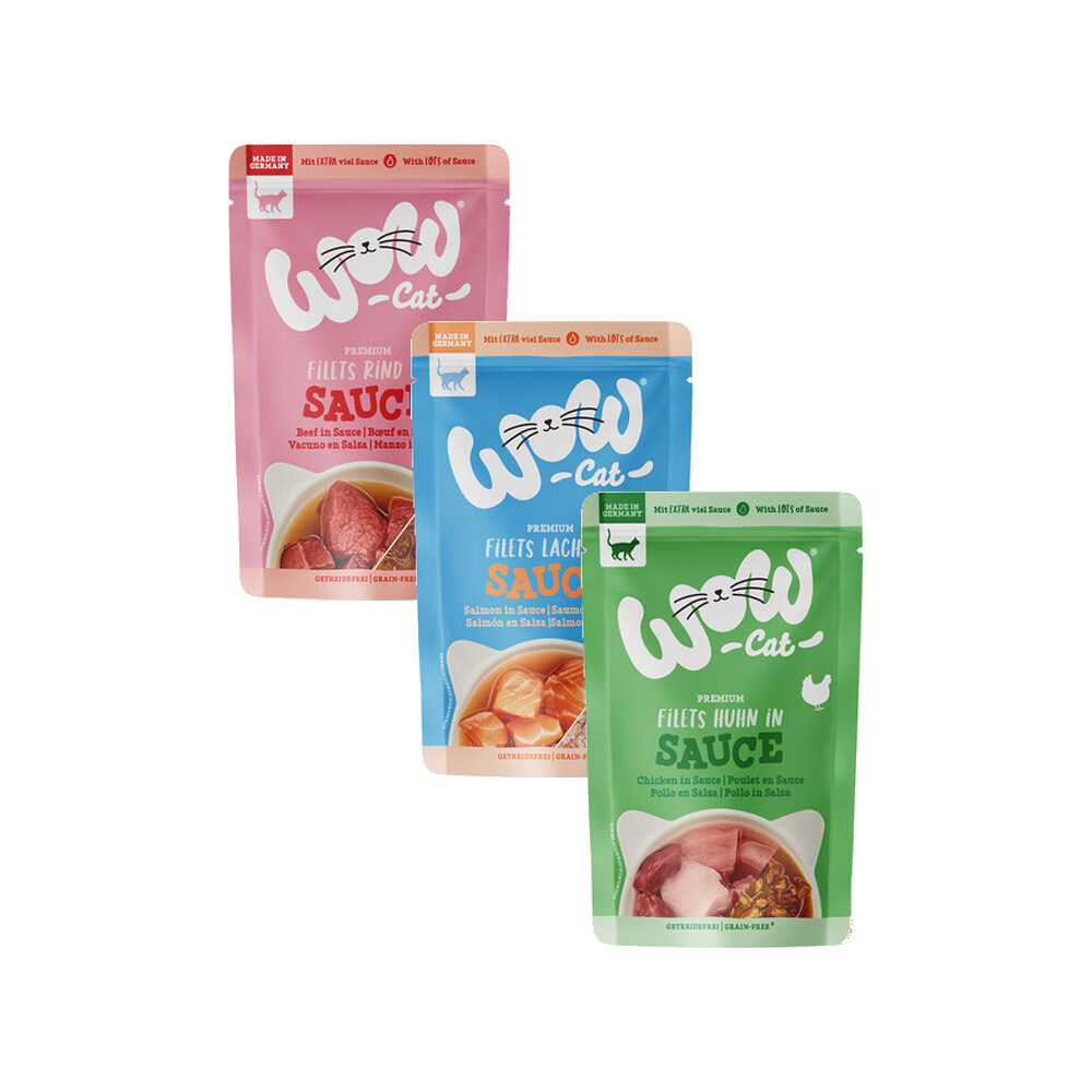WOW Cat Wet Adult - Diverse Smaken in Saus