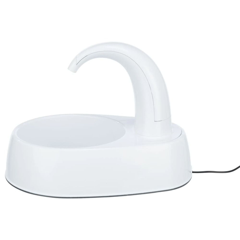 Fontaine à boire pour animaux de compagnie curved stream blanc