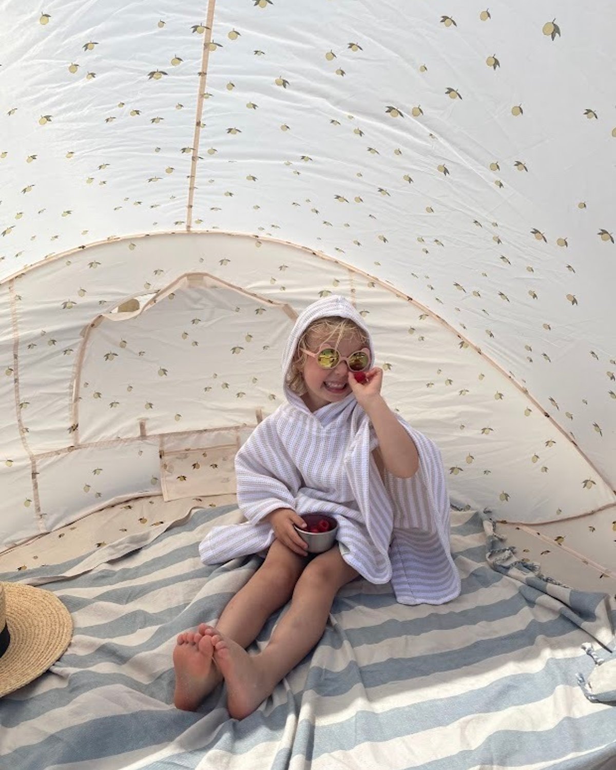 UV Telt Baby, Stort – Strandtelt Pop-up UV50+ | 125×115 cm