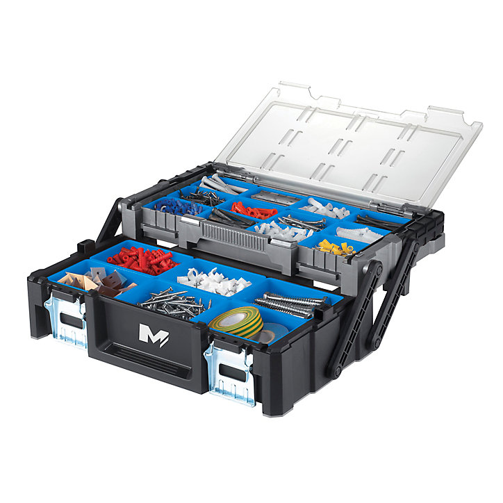 Boîte de rangement cantilever Mac Allister 18 compartiments