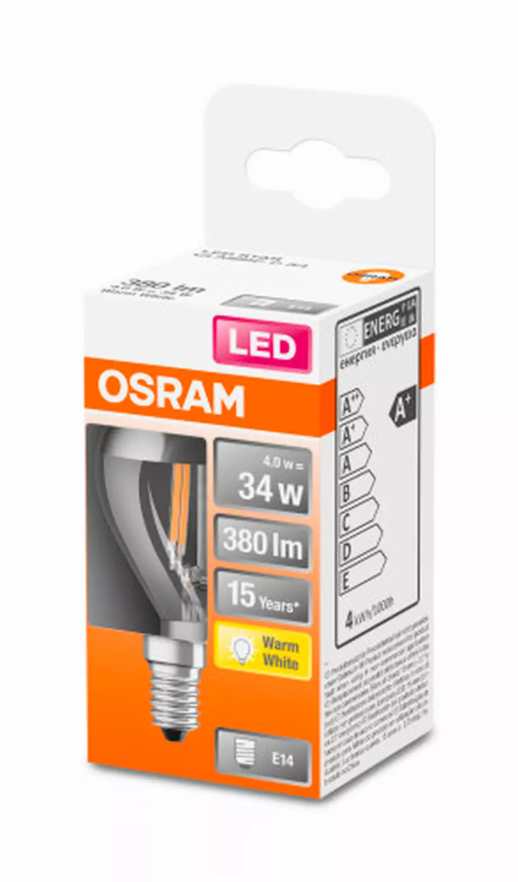 LED Birne E14/4 Watt/Energie F