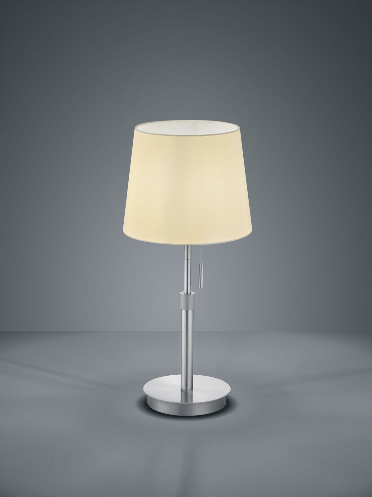 TRIO Retrofit Tischlampe LYON nickelfarbig