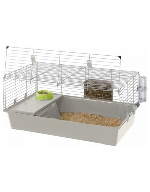 Ferplast Konijnenkooi Rabbit 100 - Dierenverblijf - 95x57x46 cm Assorti