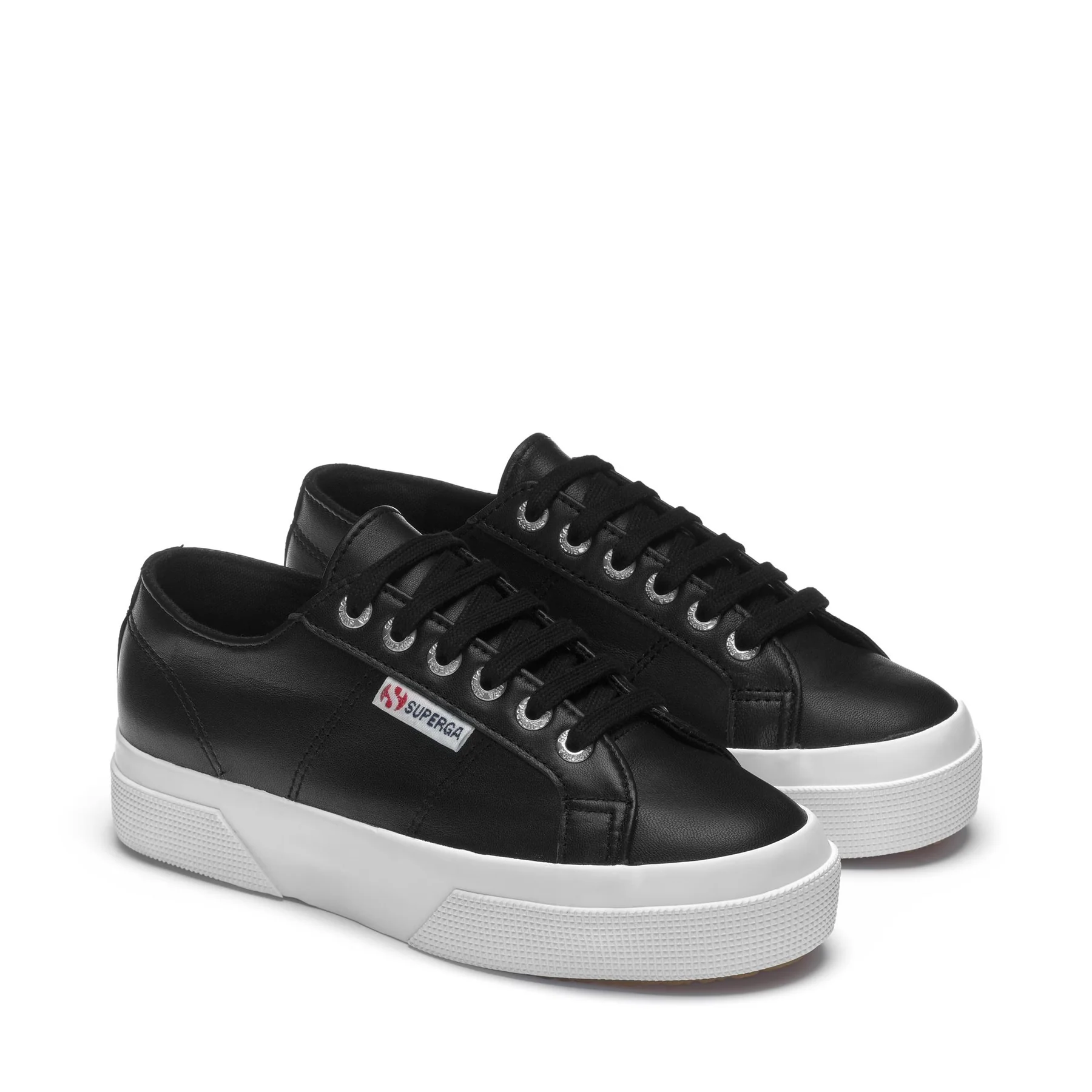 2740 PLATFORM NAPPA-BLACK-WHITE