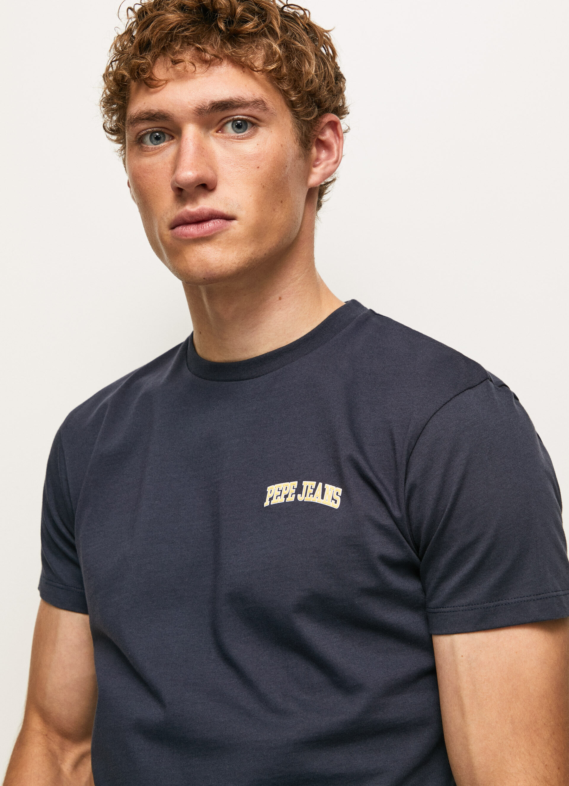 CAMISETA COM LOGOTIPO ESTAMPADO - azul Dulwich
