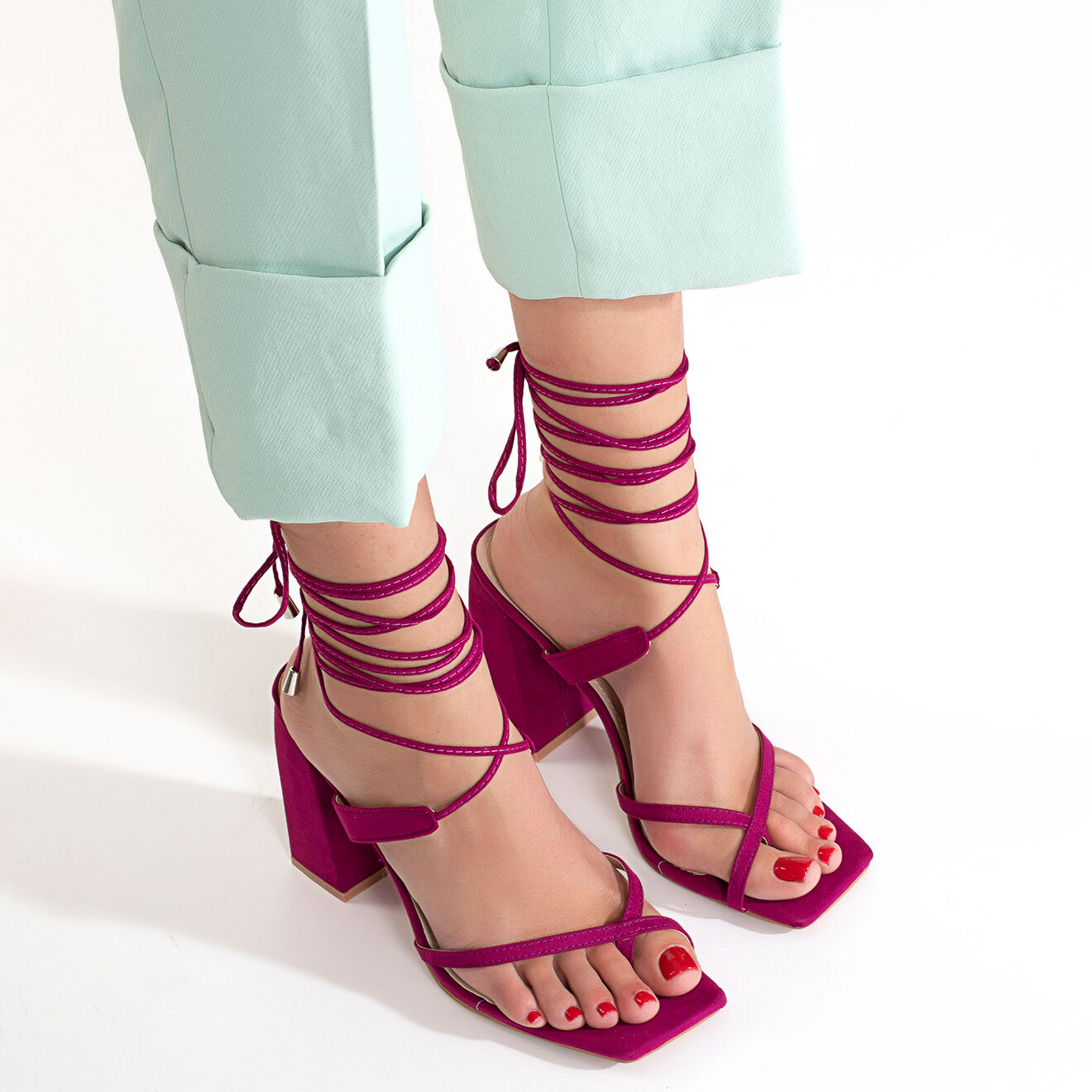 Celena Slingbacks Chenaya violettes - Talon 10.5 cm