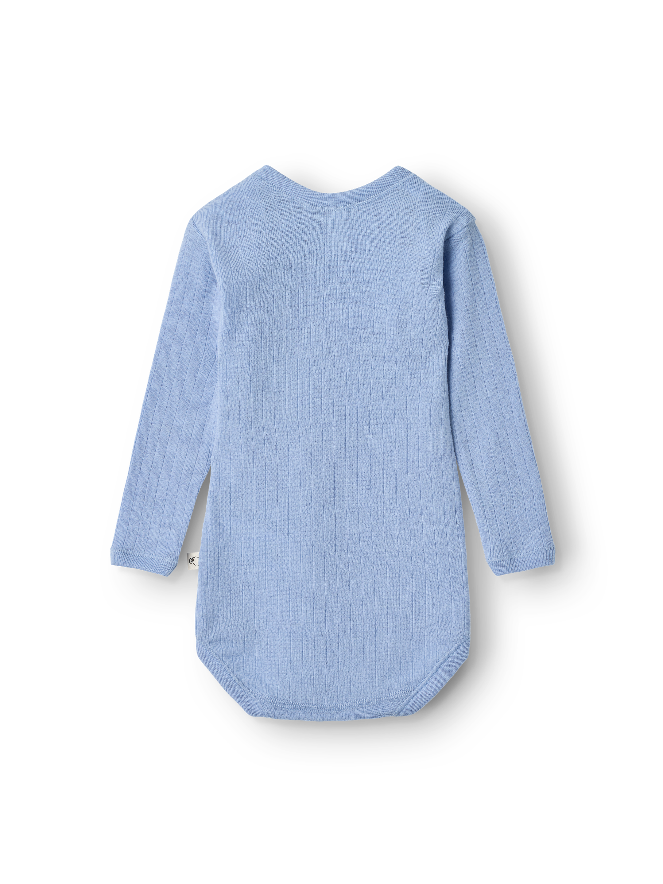 Romper met lange mouw van merinowol voor baby's
