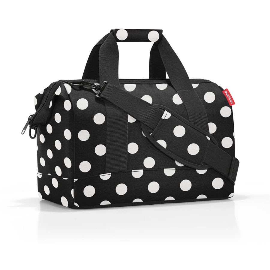 reisenthel travelling allrounder M - Reisetasche 40 cm dots white