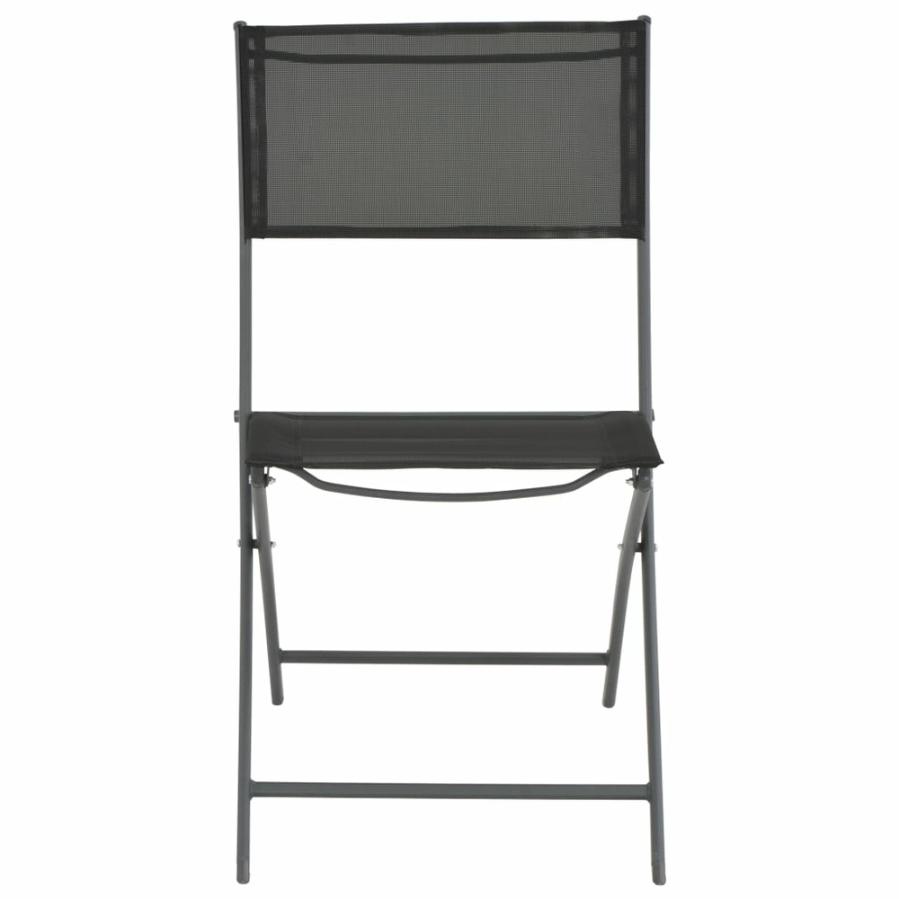 Mobilier de salle à manger d'extérieur 7 pièces acier