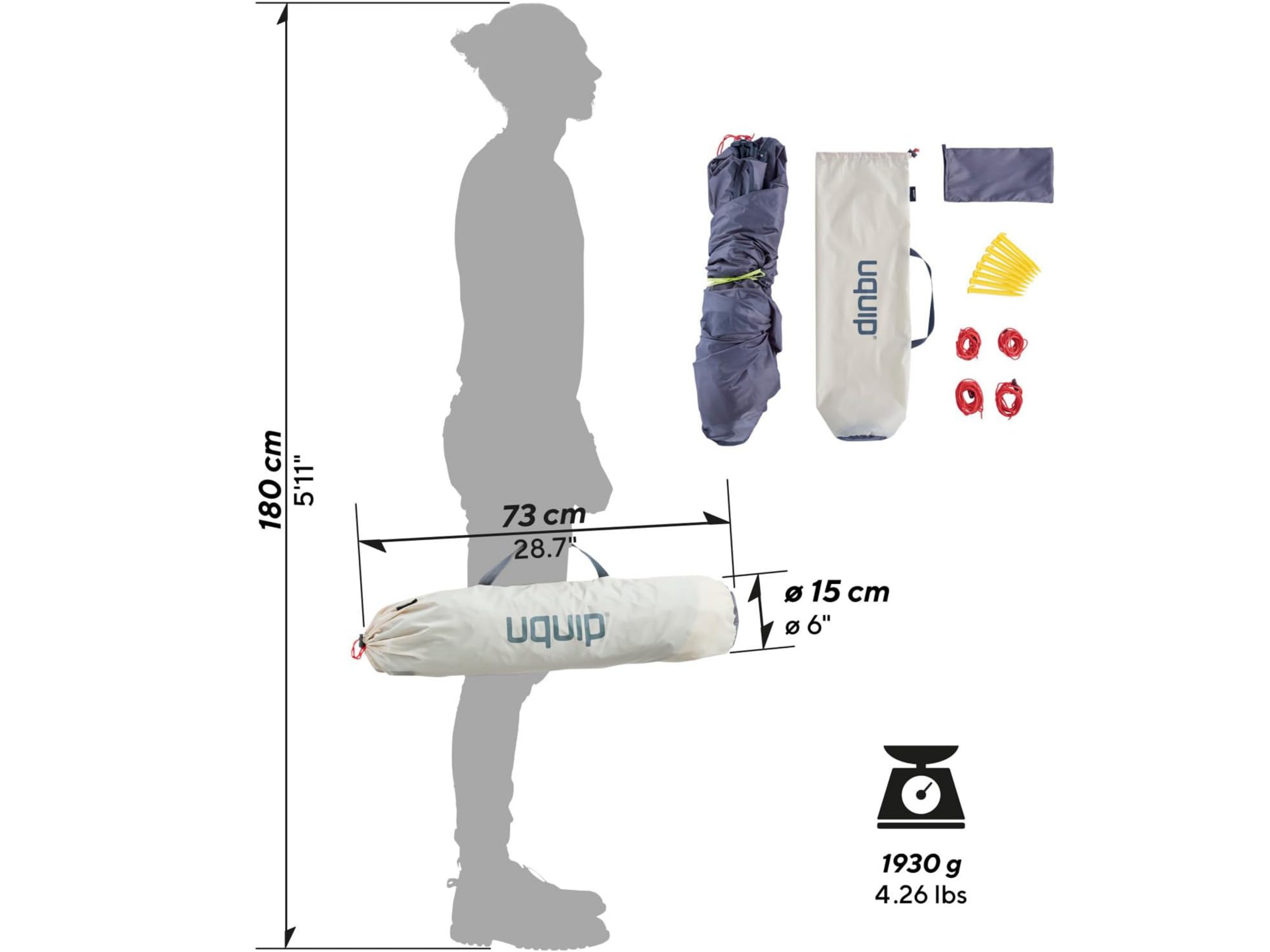 Uquip Buzzy sand strandtent