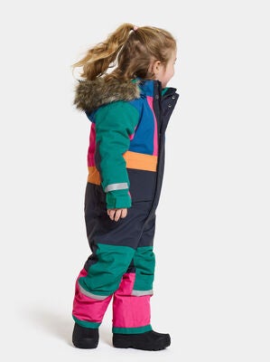 Didriksons Björnen Vinterdress, Multi Colour Green