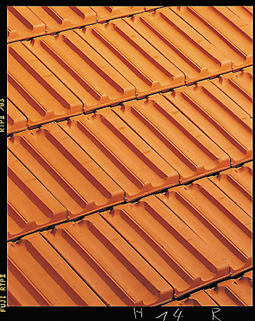 Fronton de rive universelle rouge terre cuite