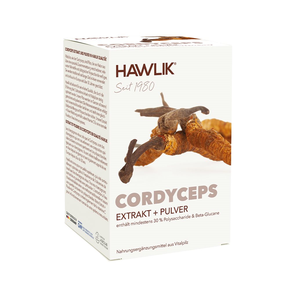 HAWLIK Cordyceps Extrakt   Pulver Kaps 120 Stk