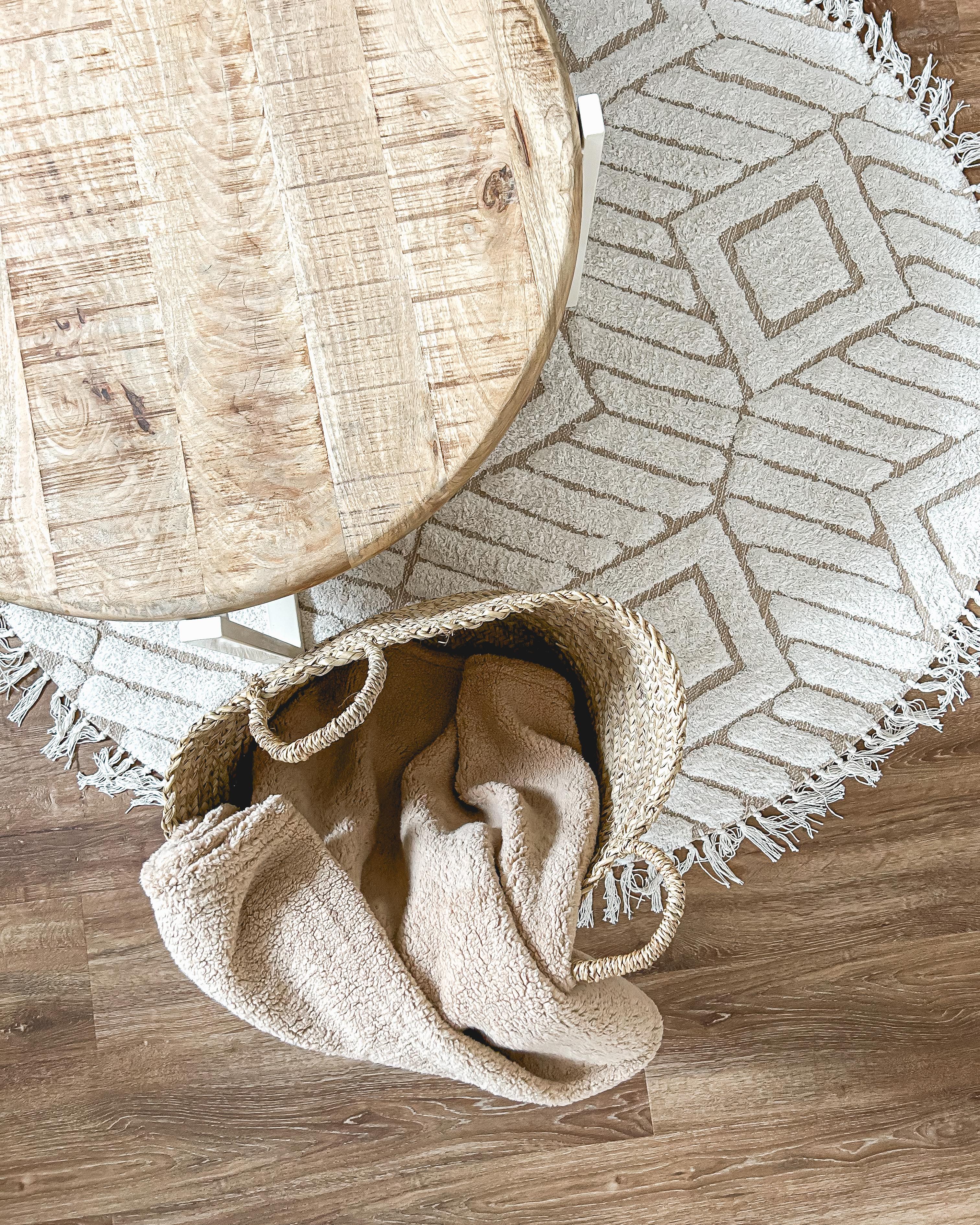 Plaid MIRGE 125 x 150 cm Zandbeige