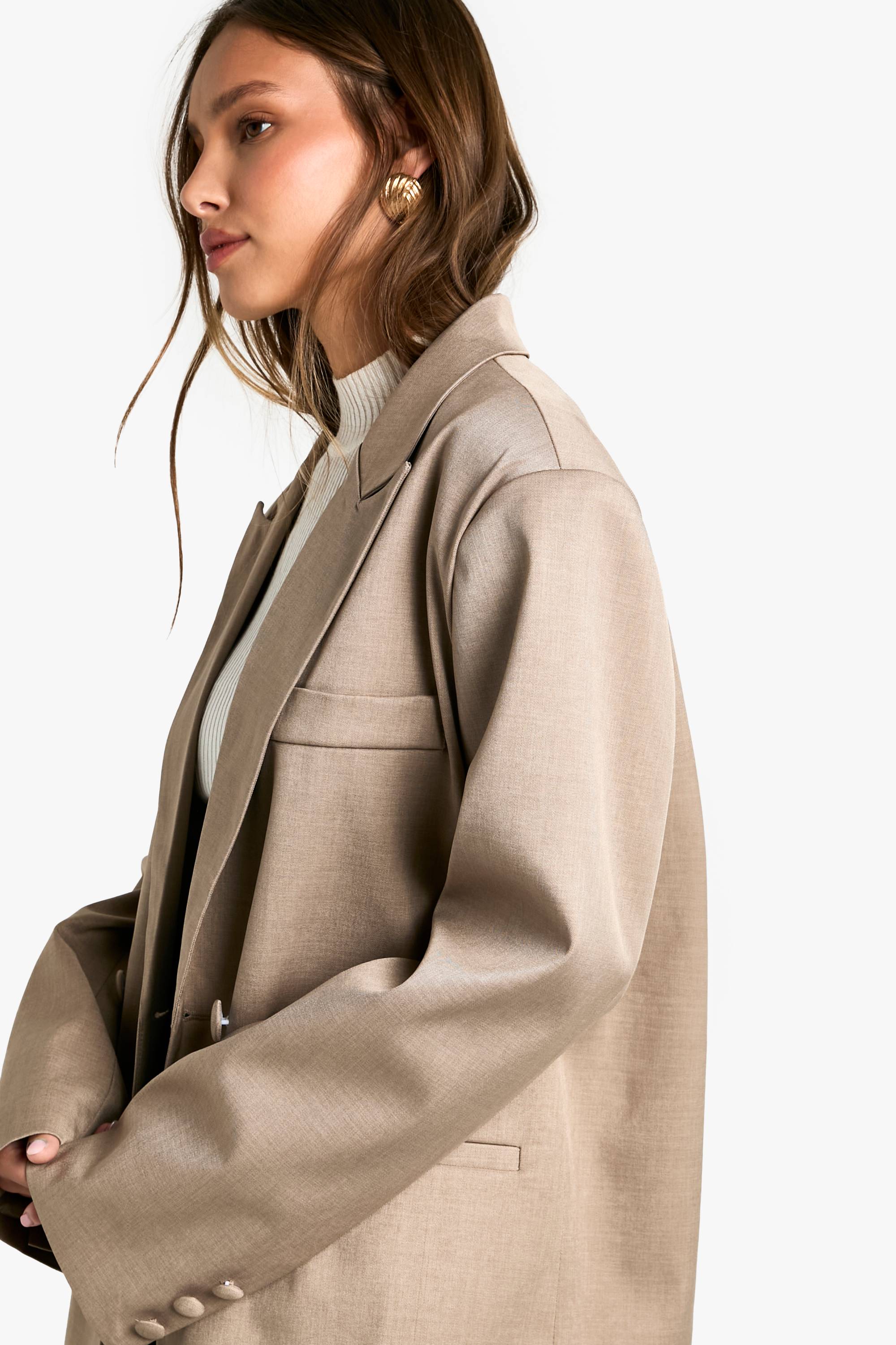 boohoo Blazer à double boutonnage sur mesure