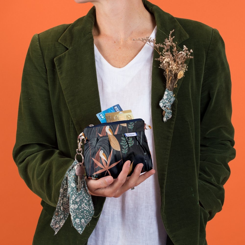 Mini Pochette Plissée Paradis Sauvage